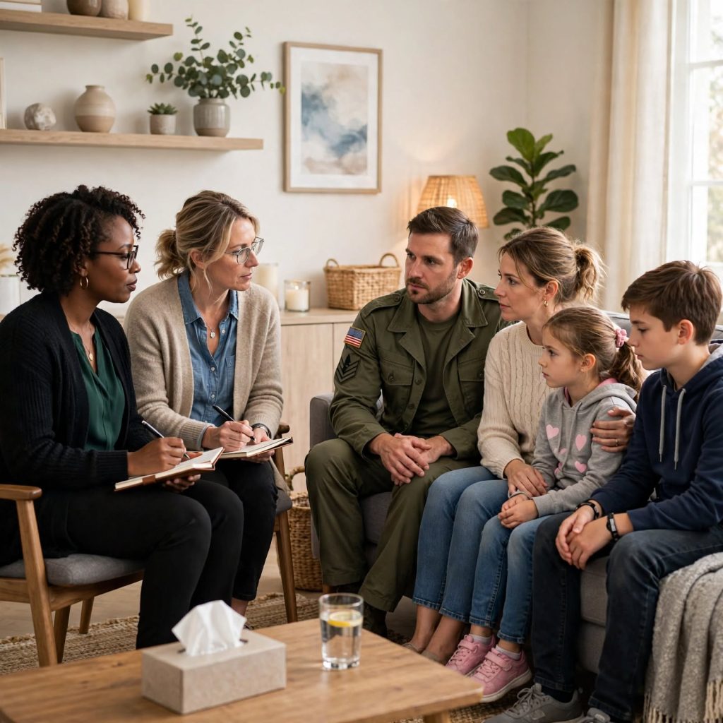 How Can Military Families in Oceanside Cope With Stress and Trauma